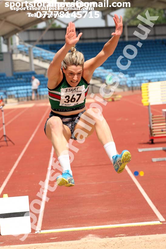 Senior womens long jump, Northern Senior and Under-20s Champs., Sports City, Manchester. Photo: David T. Hewitson/Sports for All Pics